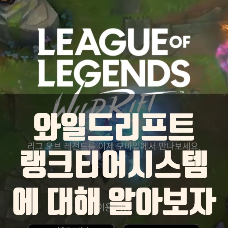 롤 와일드리프트 랭크 티어 총정리 롤 와일드리프트 랭크 티어 총정리