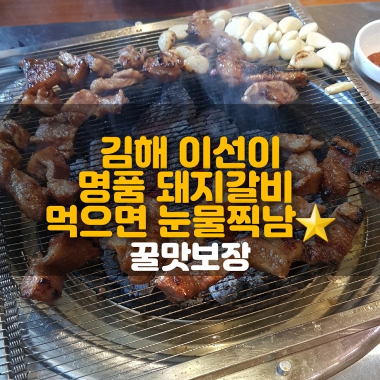 김해맛집 돼지갈비가  맛있는 이선이 명품갈비