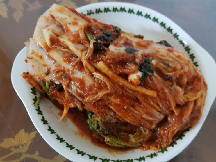  김장김치와 수육의 찰떡궁합
