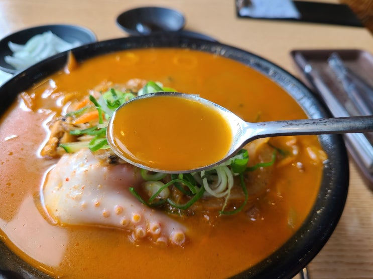 삼화지구맛집 제주인짬뽕 삼화점 해물짬뽕 낙지가 통으로