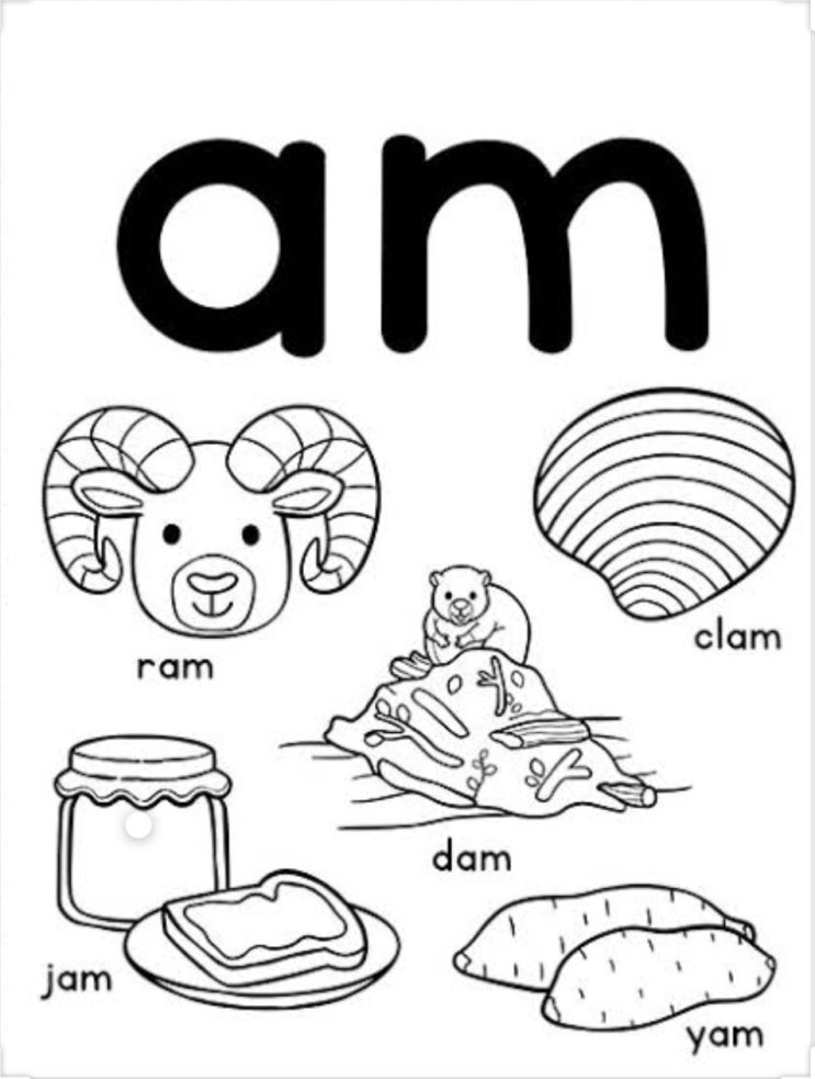  파닉스 - Consonant Blends: -am, -an, -ag