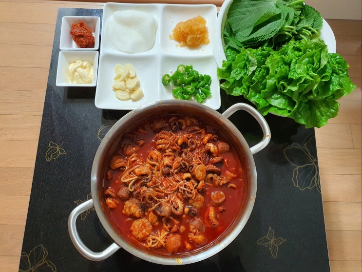  직화대창과 매콤한쭈꾸미의 조합 대창쭈꾸미 맛있게 조리하기