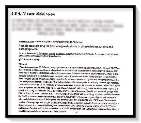 크롬친화세포종(D35.0) 암진단비 기준이 정해져 있습니다 : 네이버 블로그