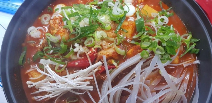  부산우동닭도리탕 그렇게 맛점