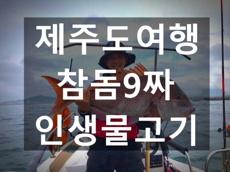  [제주도 여행]제주에서 참돔 9짜를 만나다