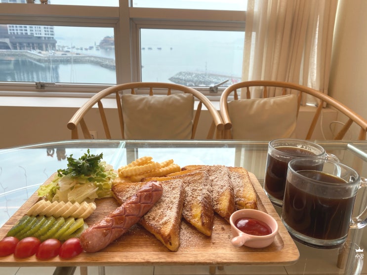  여수 오션뷰 브런치카페 데이나인 여수 웅천 브런치 맛집
