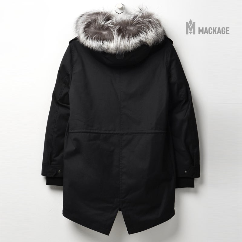 맥케이지 MORITZ XR 실버팍스퍼 다운파카 BLK