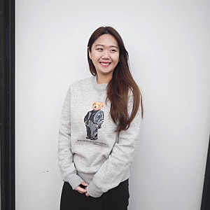 폴로 랄프로렌 곰돌이 맨투맨 그레이 취향저격 데일리룩!