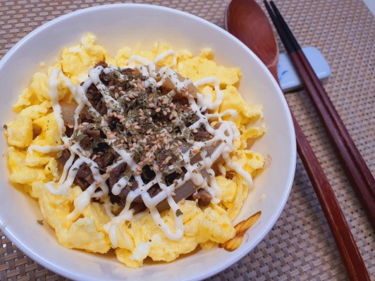  한우 소불고기 덮밥:양념 초간단 소고기 한그릇요리:금자매한우
