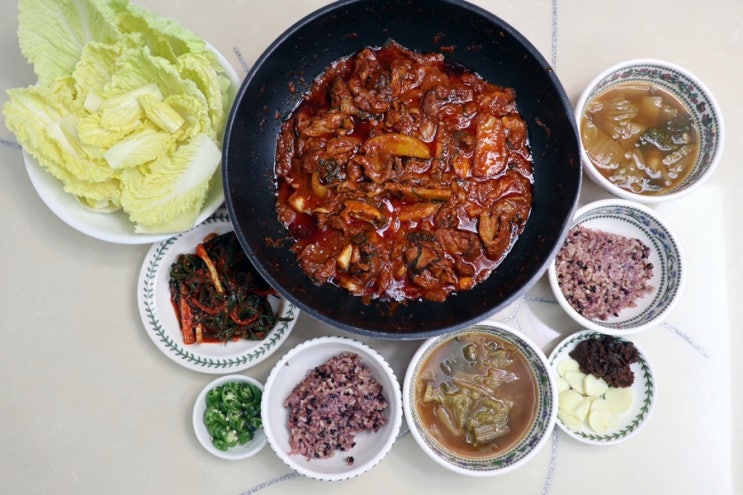  인천대공원맛집 장수가든 오리주물럭 포장해서 집에서 먹기