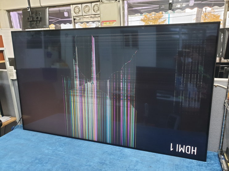  인천TV수리,해외직구 65인치 액정교체!