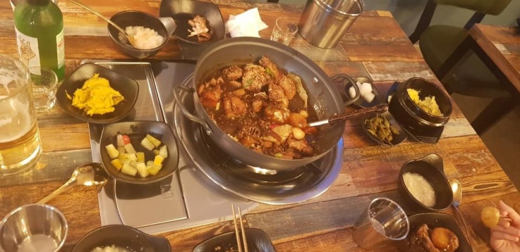  부산센텀닭도리탕 맛있는 자리한 날