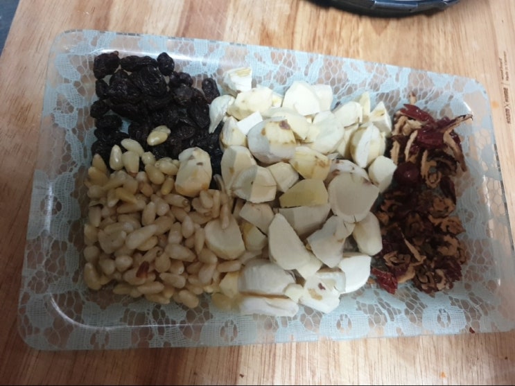  홈쿠킹) 약식만들기 전기밥솥으로 쉽게 약밥 도전!