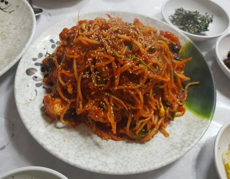 용화찜 파전과 아구찜, 통영 봉평동 맛집