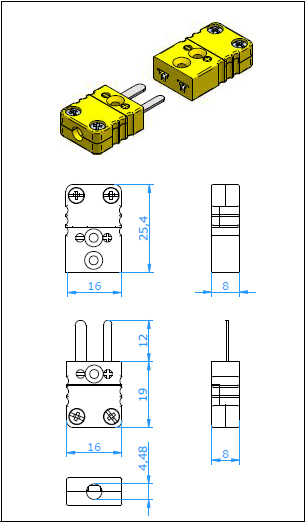  HAMITHERM, TC커넥터, 써모커플 커넥터, 온도센서 커넥터, 열전대 커넥터, Thermocouple 커넥터, thermocouple connector, T/C 커넥터, 열전대 connector, TC Connector, 열전대용 표준커넥터, 열전대용 미니커넥터, TC Plug, Thermocouple Plug, 열전대 플러그, 써머커플 커넥터, RTD 커넥터, 온도센서 플러그, Hamitherm