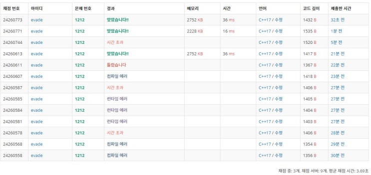  1212 - 8진수 2진수 (C++)