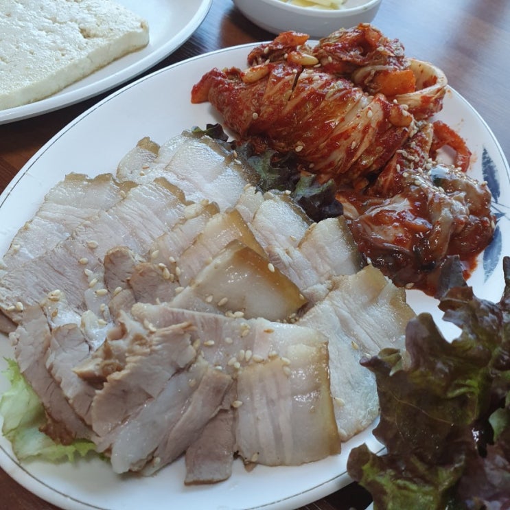  인제자작나무숲근처 인제 " 합강막국수 " 막국수수육맛집