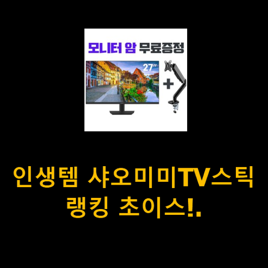 인생템 샤오미미TV스틱 랭킹 초이스!.