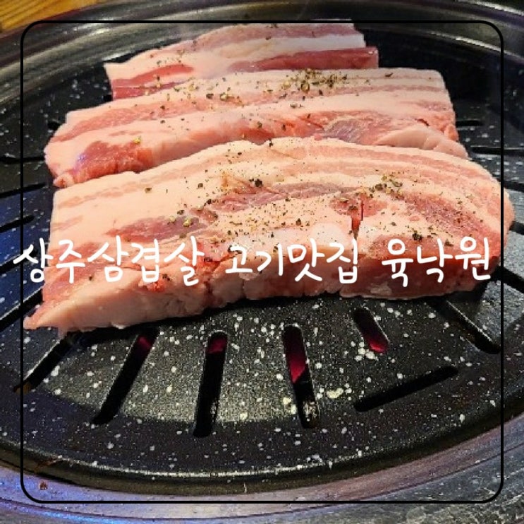 상주 삼겹살 고기맛집 육낙원