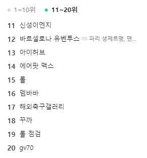 네이버 인기 검색어에 '아이허브'가 떴네요 네이버 인기 검색어에 '아이허브'가 떴네요