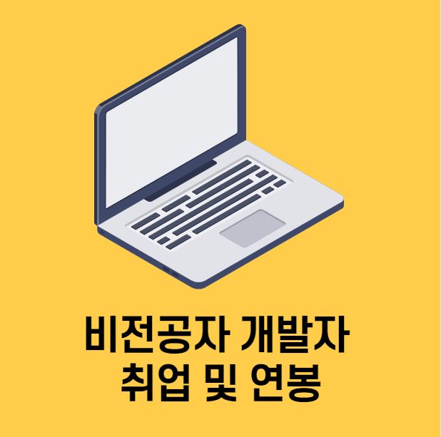 13년차컨설턴트가 알려주는 비전공자개발자 취업 및 연봉