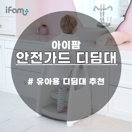  아이팜 2단 디딤대 양옆 안전가드가 있어서 더욱 안전하네요