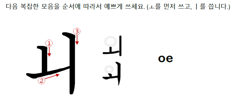 이중 모음 'ㅚ' 와 'ㅟ' : 네이버 블로그