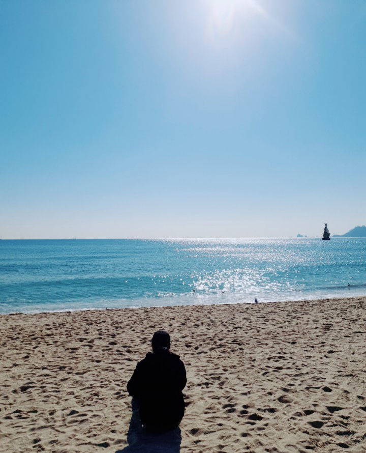  해운대에서 (펫로스일기)
