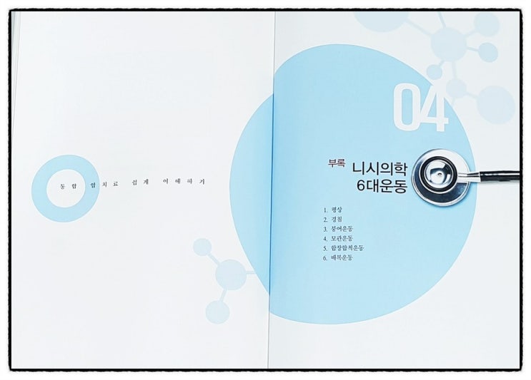  니시의학 6대운동, 평상 경침 붕어운동 모관운동 합장합척운동 배복운동