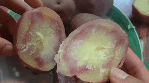  홍감자 자색감자 특징 및 효능, 홍감자찌기, 에어프라이어 홍감자칩만들기, 알레르기