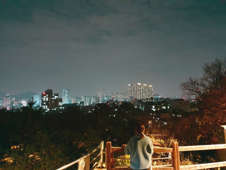  코로나 블루를 리셋해주는 잠깐의 일탈 시간,삼성산 시민휴식공원 밤 산책