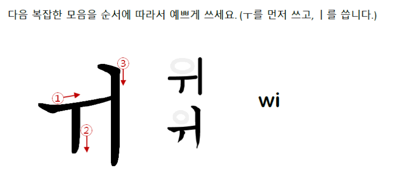 이중 모음 'ㅚ' 와 'ㅟ' : 네이버 블로그