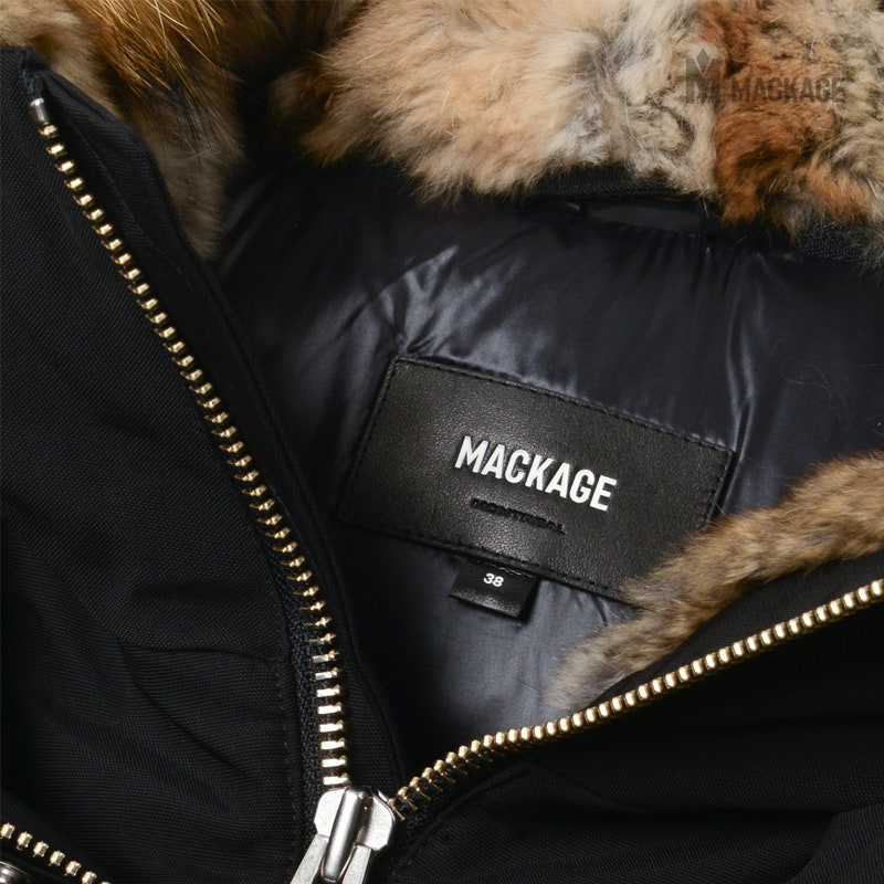 맥케이지 EDWARD F 후드빕 네추럴퍼 다운 BLK