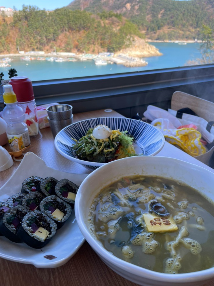  거제배말칼국수 거제장목점음식도 맛도 뷰맛집 사장님도몹시친절