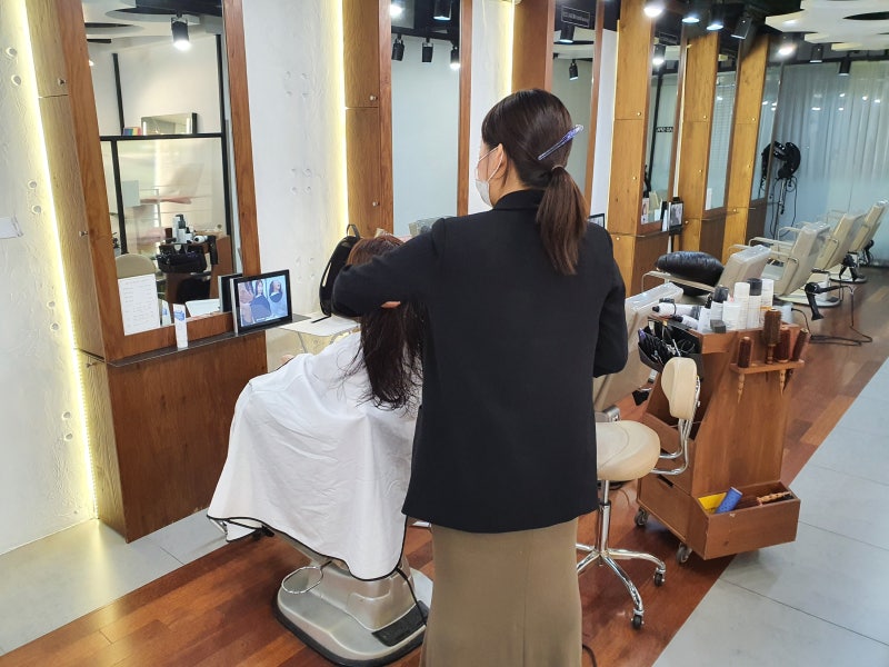 청담미용실 에코자덴, 강남 퍼스널컬러 진단받고 염색까지! 2