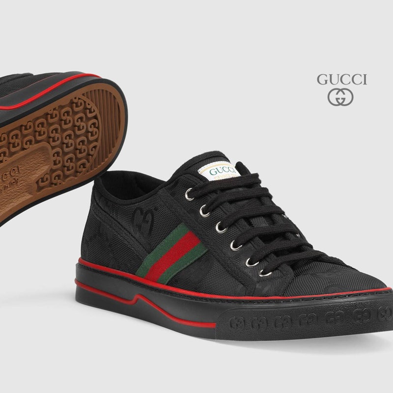 구찌 OFF THE GRID GG 에코닐 스니커즈 BLK