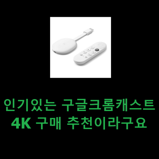 인기있는 구글크롬캐스트4K 구매 추천이라구요