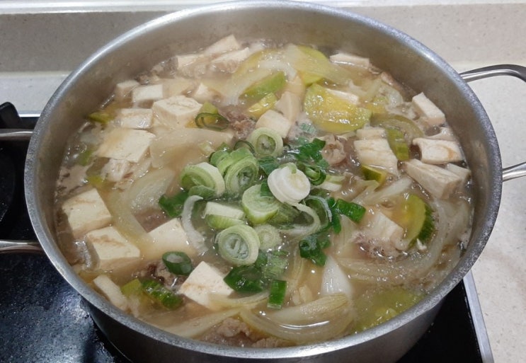  [유아식] 차돌박이된장찌개 순한맛, 매운맛 2가지 버전으로 즐겨요!