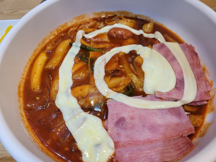  경성대 엽기떡볶이 2인 세트 바삭치즈만두