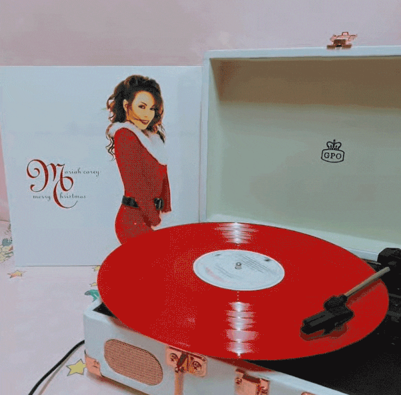 머라이어 캐리 (Mariah Carey) - Merry Christmas 레드 컬러 LP 선물 받았다