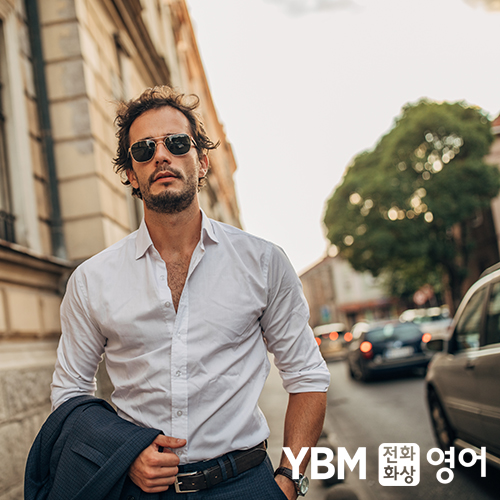  [전화영어] YBM 진짜영어 7. He is tall and he has brown hair.