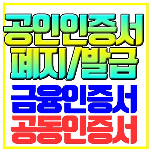  금융인증서 발급방법 공인인증서 폐지 공동인증서