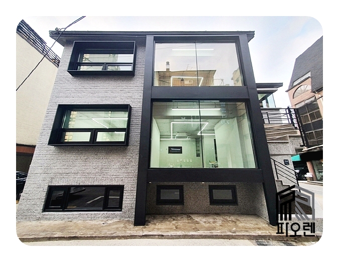  월 500만원 강남사옥임대 - 올리모델링 완료, 룸 8개, 노출천정+에폭시 시공완료.