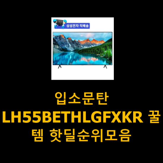 입소문탄 LH55BETHLGFXKR 꿀템 핫딜순위모음