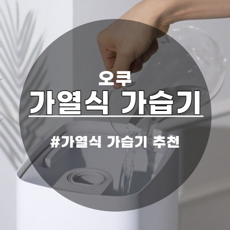 겨울철 건조함 오쿠 가열식 가습기로 해결~ 100도씨 스팀살균 안심가습