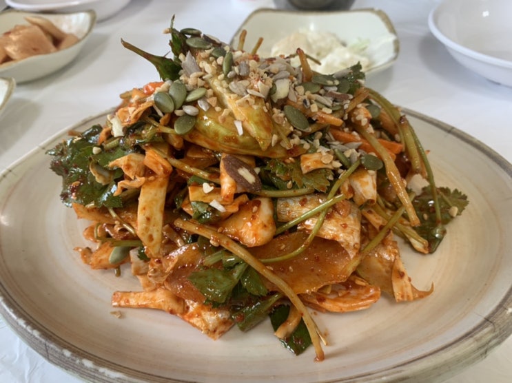  김포 대명항 포구횟집 칼국수&밴댕이무침