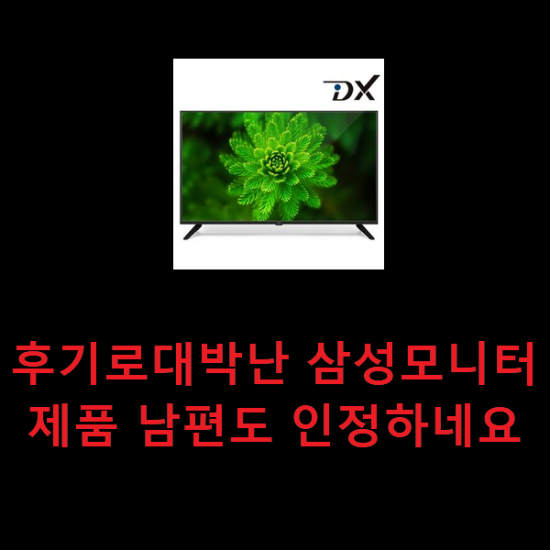  후기로대박난 삼성모니터 제품 남편도 인정하네요