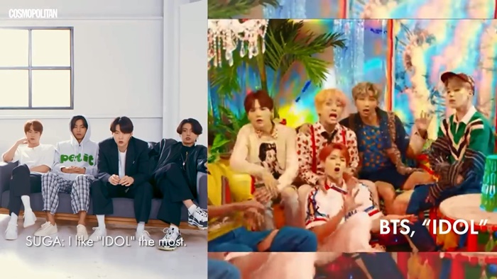  [bts] 외국 인터뷰에서 한복 소개하는 방탄소년단
