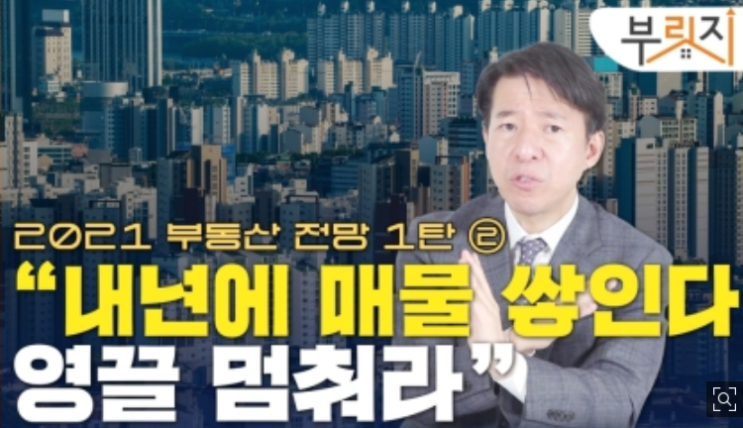 2021 부동산 시장 전망, 이광수 위원 의견 리뷰 (다주택자 임대사업자 매물이 쌓이니 영끌 멈춰야 할때?? )