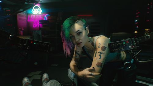  사이버펑크2077(cyberpunk 2077) - 주디 알바레즈(judy alvares) 연애씬